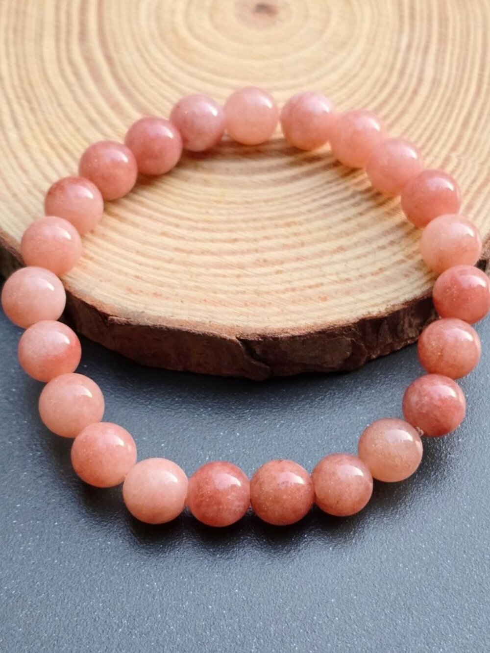 Pink Aventurine ✦ Handmade Bracelet ✦ Emotional Calm Optimism Soft Strength OS